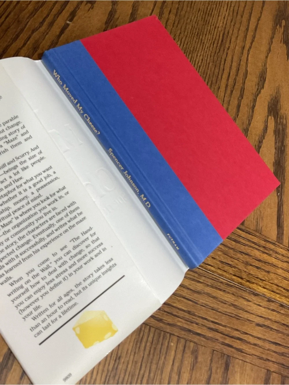 Who Moved My Cheese? by Spencer Johnson - how to deal with change in life